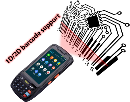 Android based RFID & Barcode reader