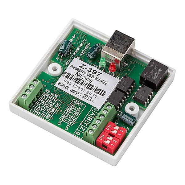 Z-397 USB/RS422/485 galvanic isolation of the interface and PC